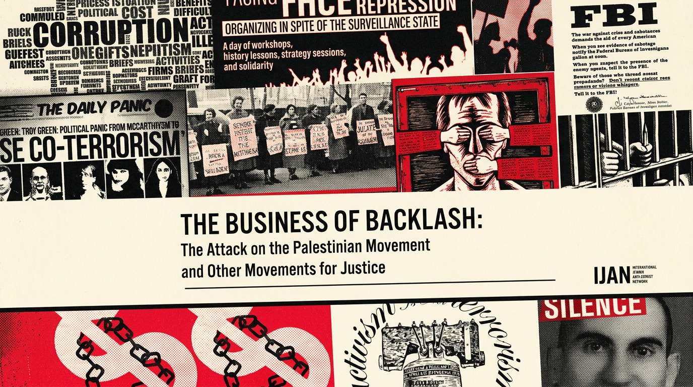 The Business of Backlash: Attacks on the Palestinian Movement